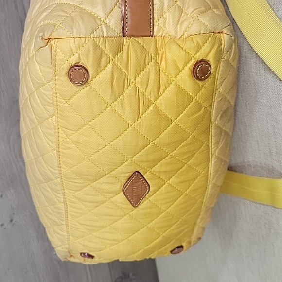 MZ Wallace Yellow Ombre Quilted Nylon Tote Shoulder Bag - Picture 11 of 16
